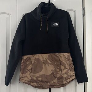 The North Face Black and Brown Camo Hoodie